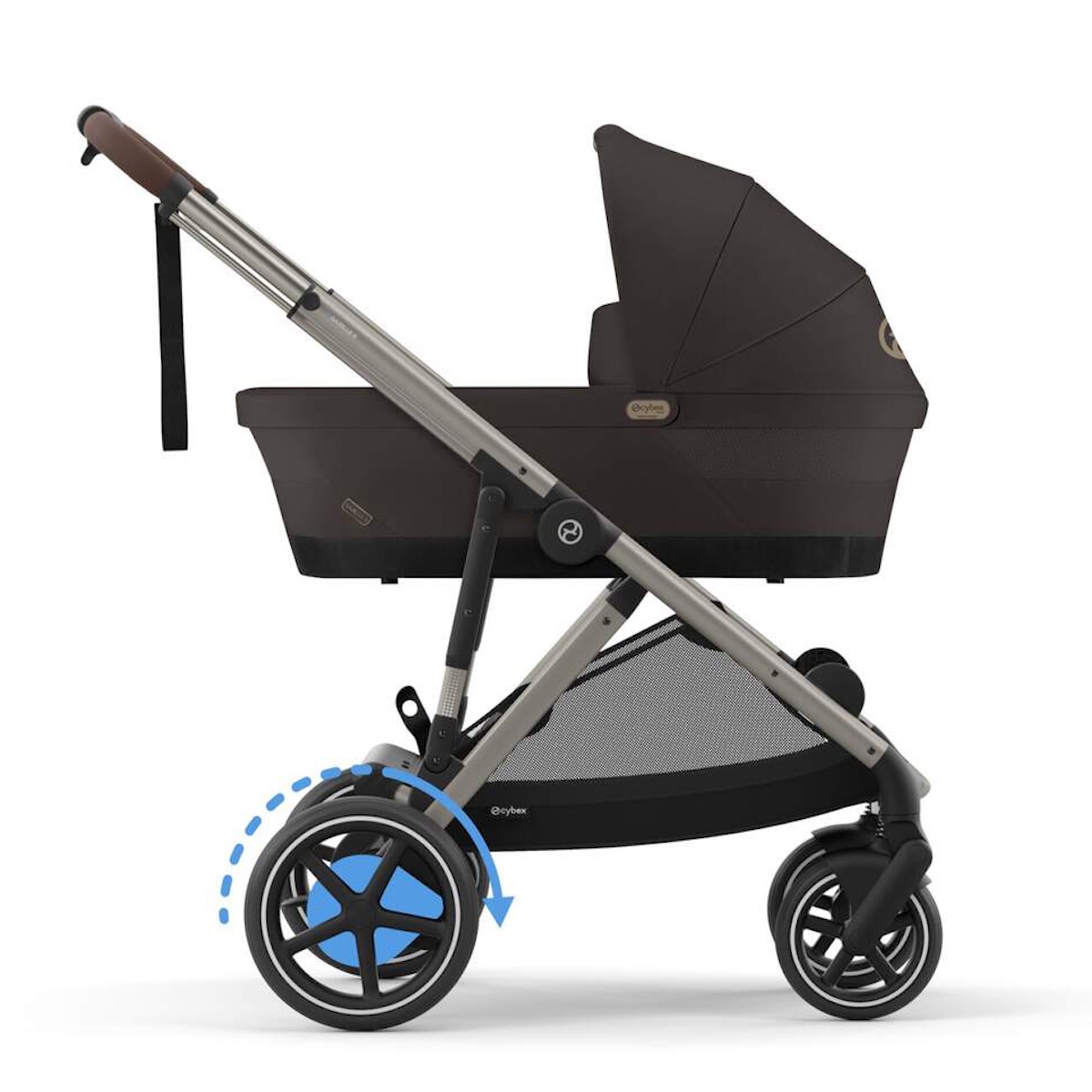 Carrito eGAZELLE S Cybex taupe-chocolate brown