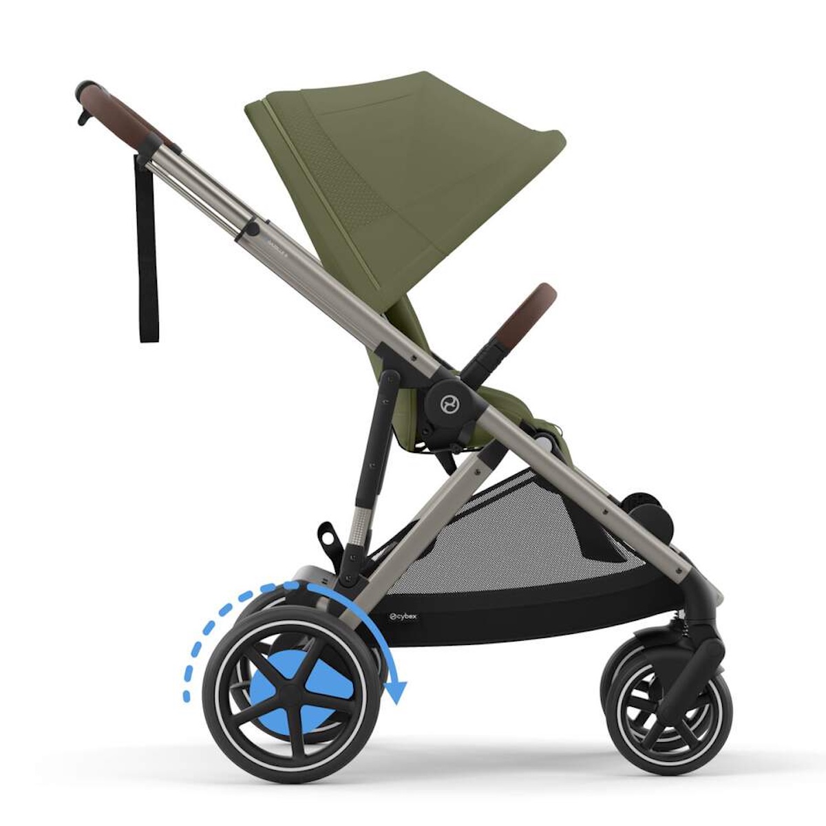 Carrito eGAZELLE S Cybex taupe-moss green