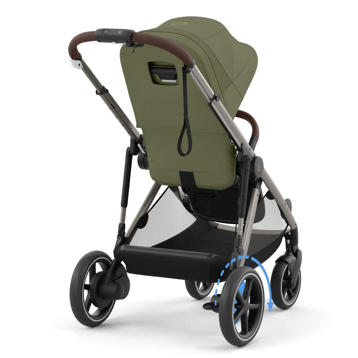 Carrito eGAZELLE S Cybex taupe-moss green