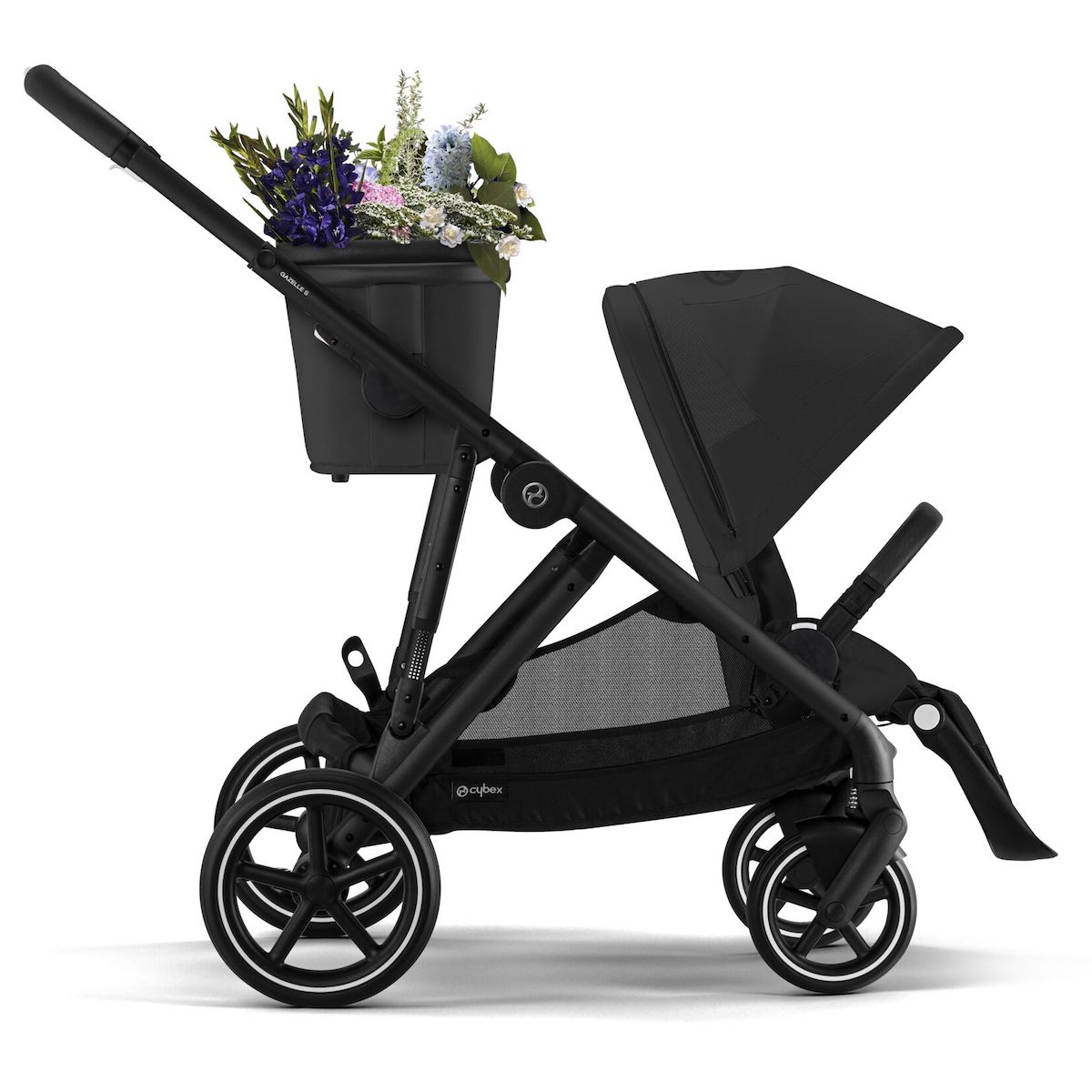 Carrito GAZELLE S Cybex black-Moon black