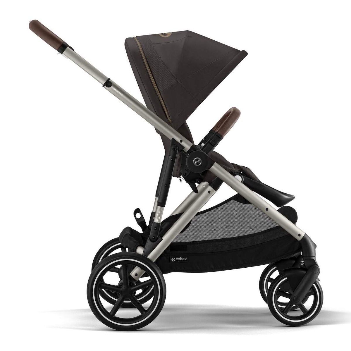 Carrito GAZELLE S Cybex taupe-chocolate brown