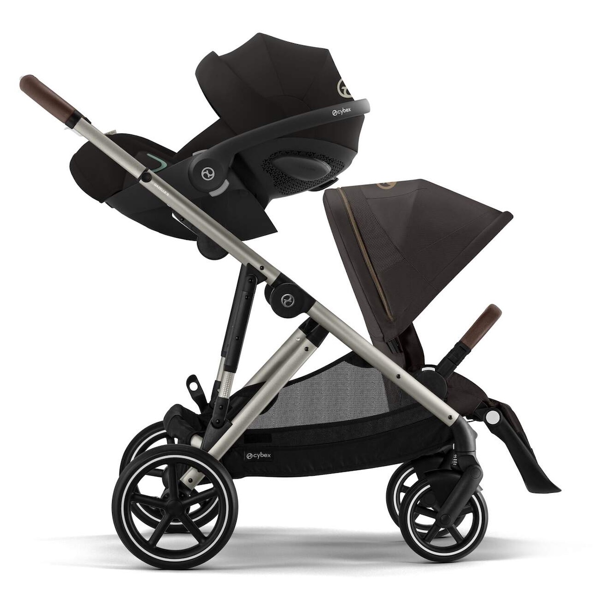 Carrito GAZELLE S Cybex taupe-chocolate brown