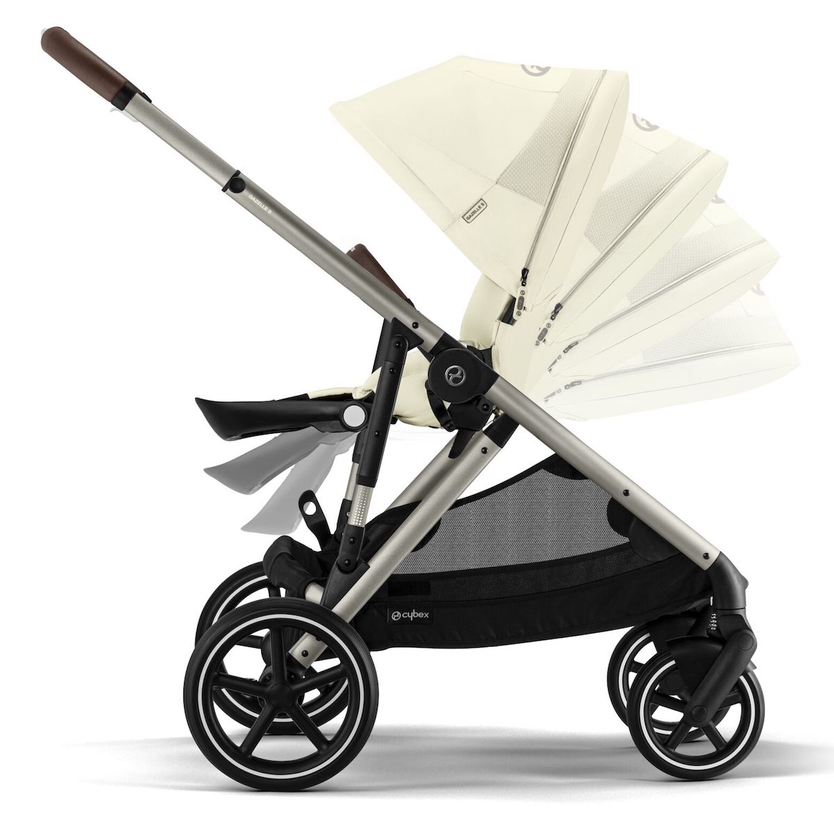 Carrito GAZELLE S Cybex taupe-Seashell beige
