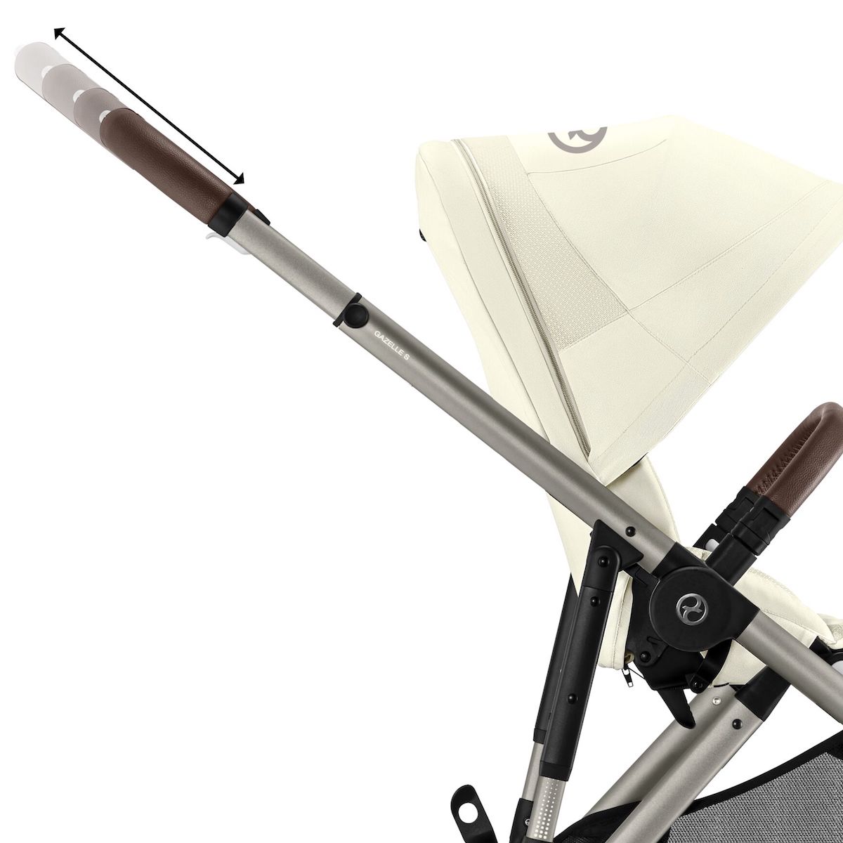 Carrito GAZELLE S Cybex taupe-Seashell beige
