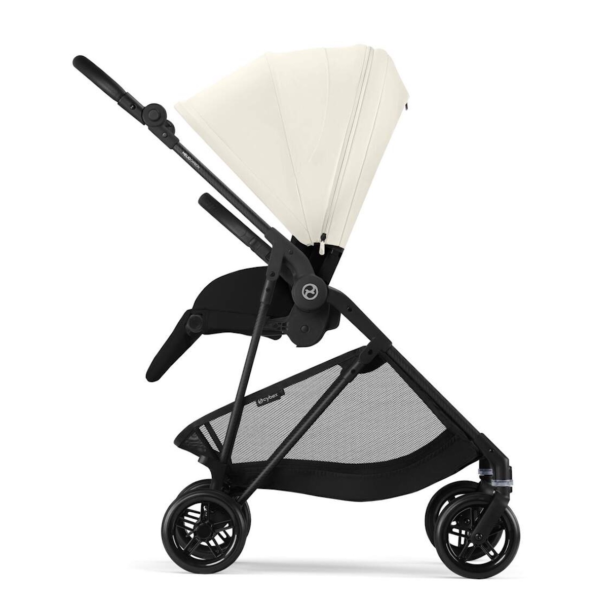 Carrito MELIO Carbon Cybex canvas white