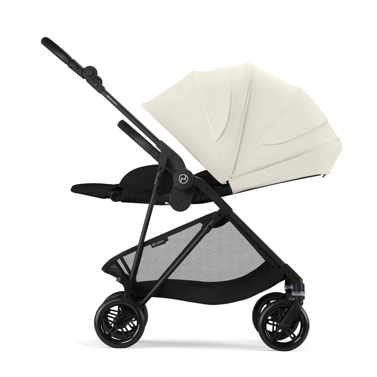 Carrito MELIO Carbon Cybex canvas white