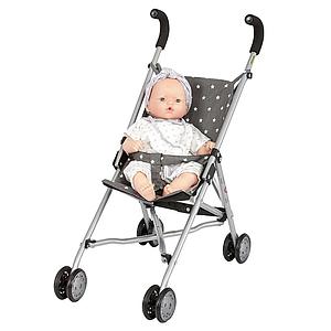 Carrito muñecas STARS gris 