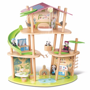 Casa bambú osos pandas GREEN PLANET EXPLORERS Hape