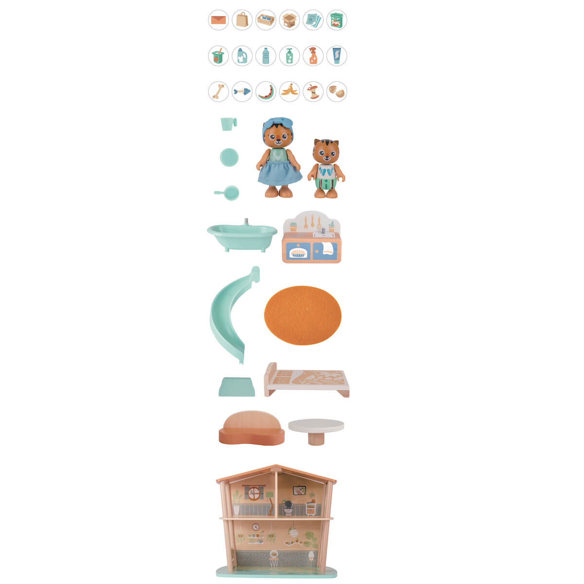 Casa jungla tigres GREEN PLANET EXPLORERS Hape