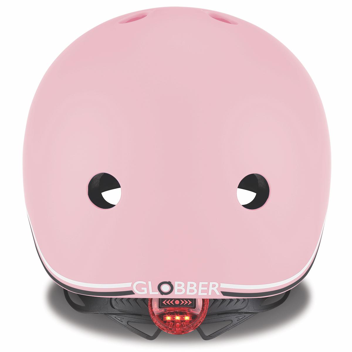 Casco infantil GO UP Globber rosa pastel