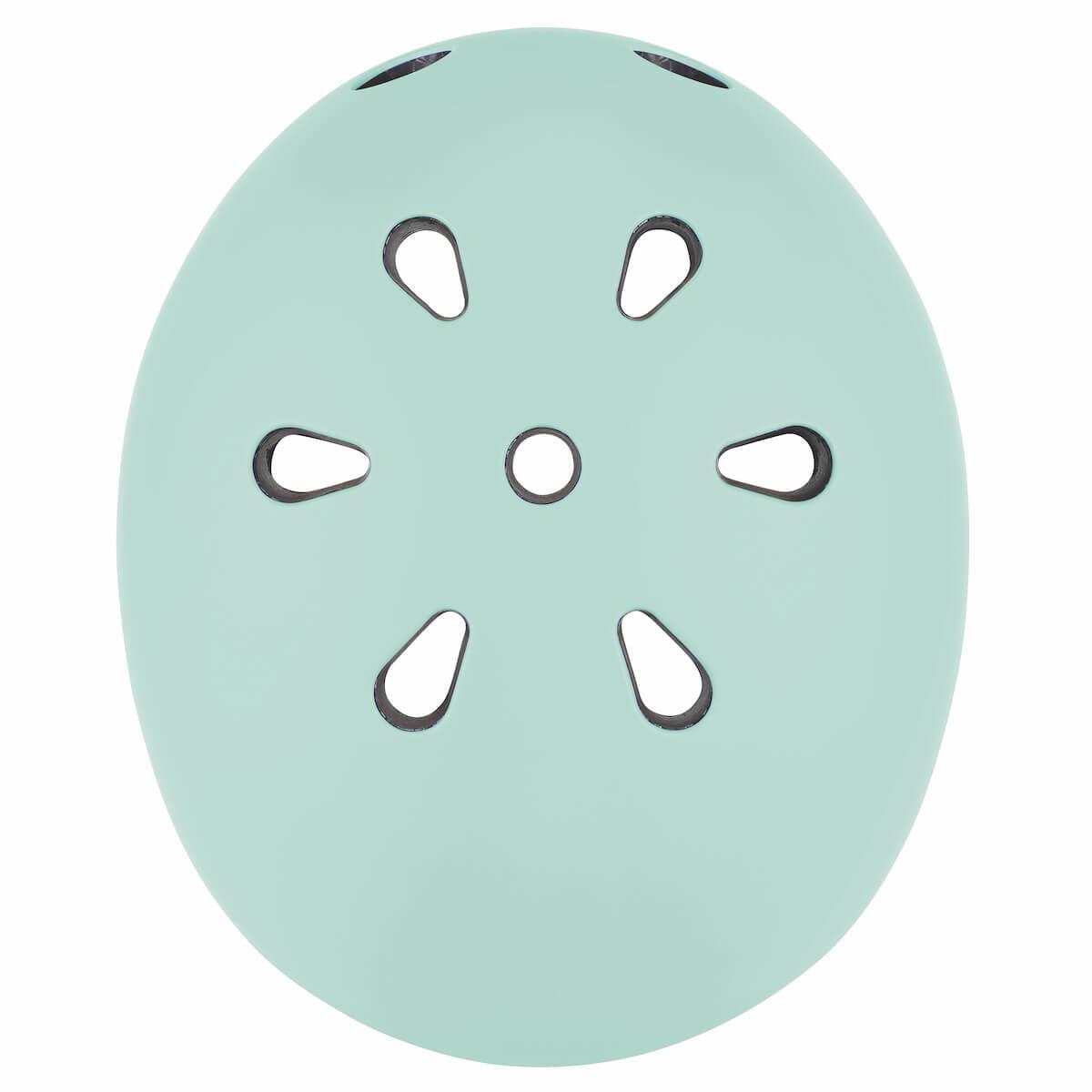 Casco infantil GO UP Globber verde pastel