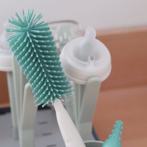 Cepillo biberón silicone Beaba sage green