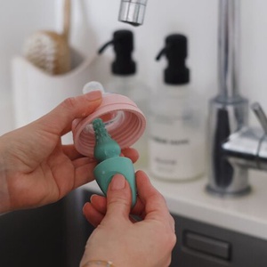 Cepillo biberón silicone Beaba sage green