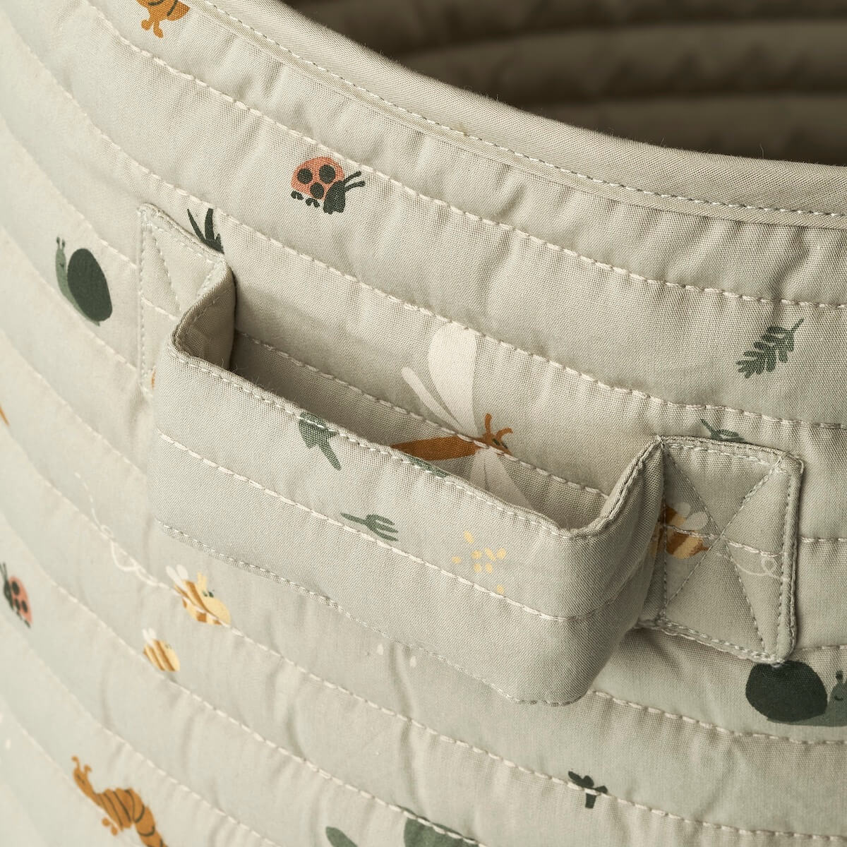Cesta acolchada LIA Liewood Nature mist mix