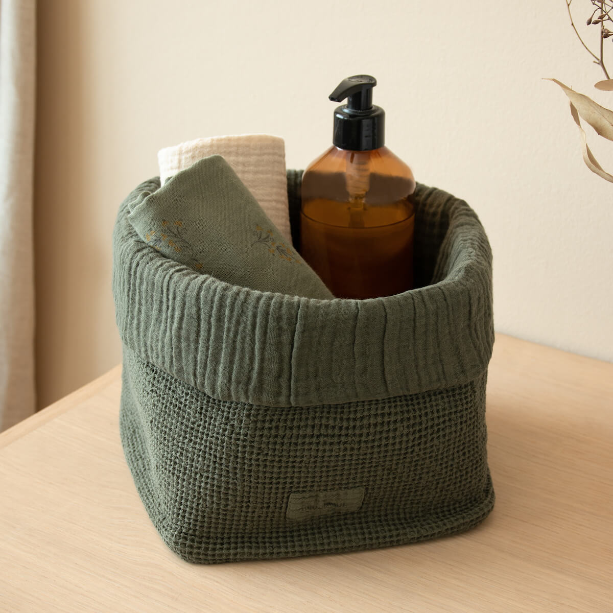 Cesta almacenamiento 20x18cm WABI-SABI Nobodinoz vetiver