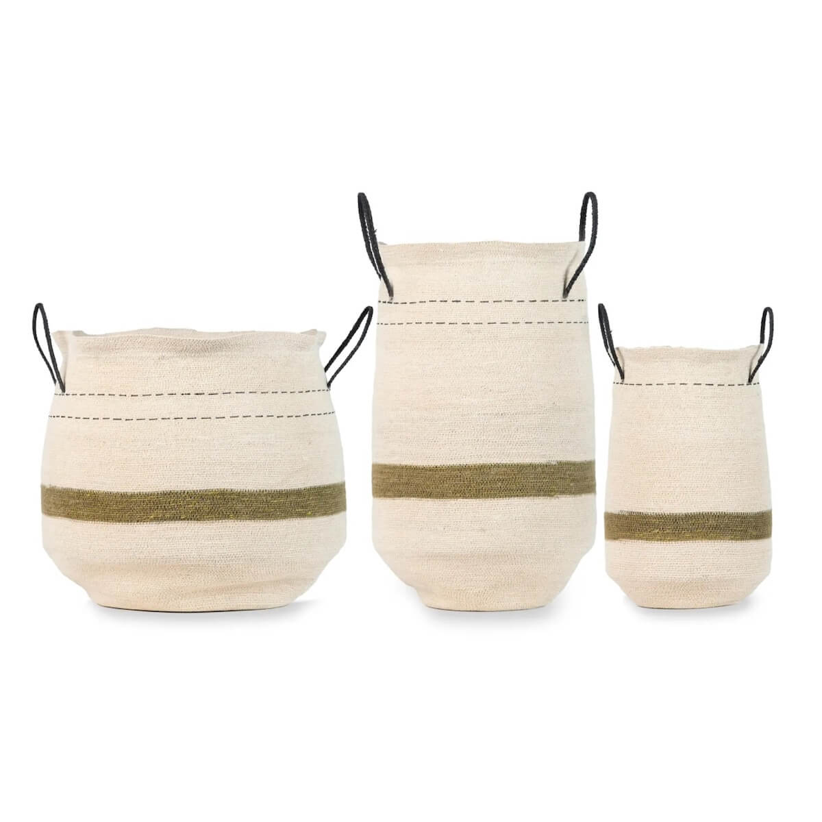 Cesta almacenamiento 3uds Quax natural