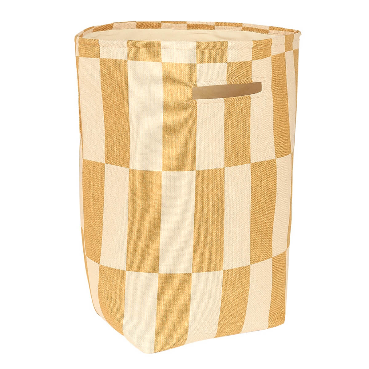 Cesta almacenamiento 44x56cm VIBES Nobodinoz  mustard and sand tiles