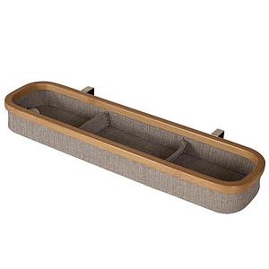 Cesta almacenamiento colgante 45x12x5cm HIP Quax