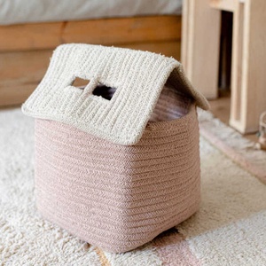 Cesta almacenamiento HOUSE Lorena Canals vintage nude