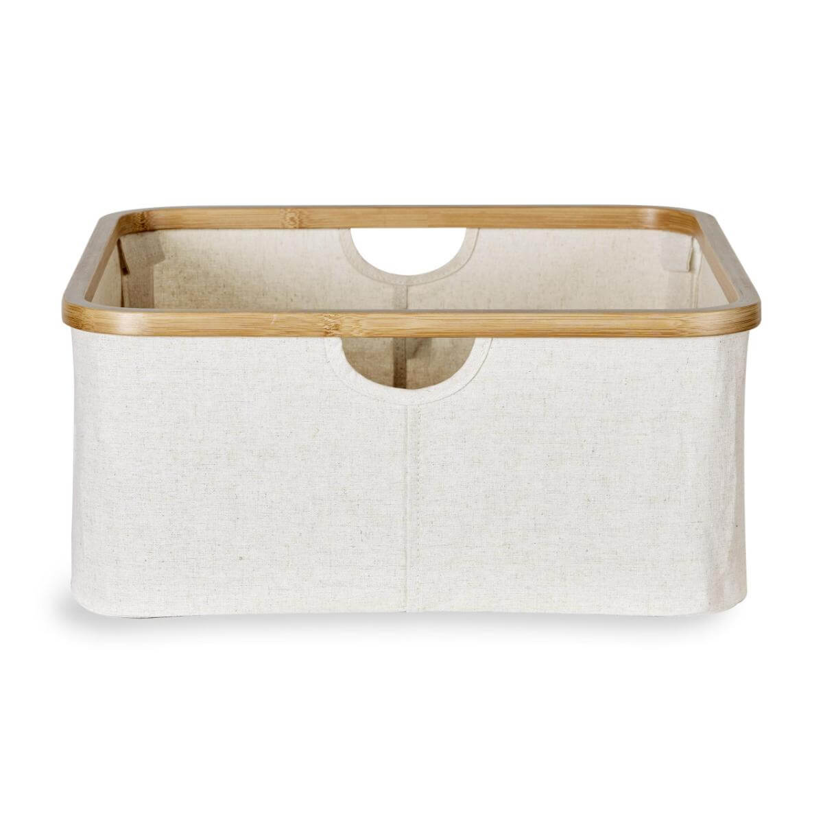 Cesta almacenamiento KYO Quax beige-natural