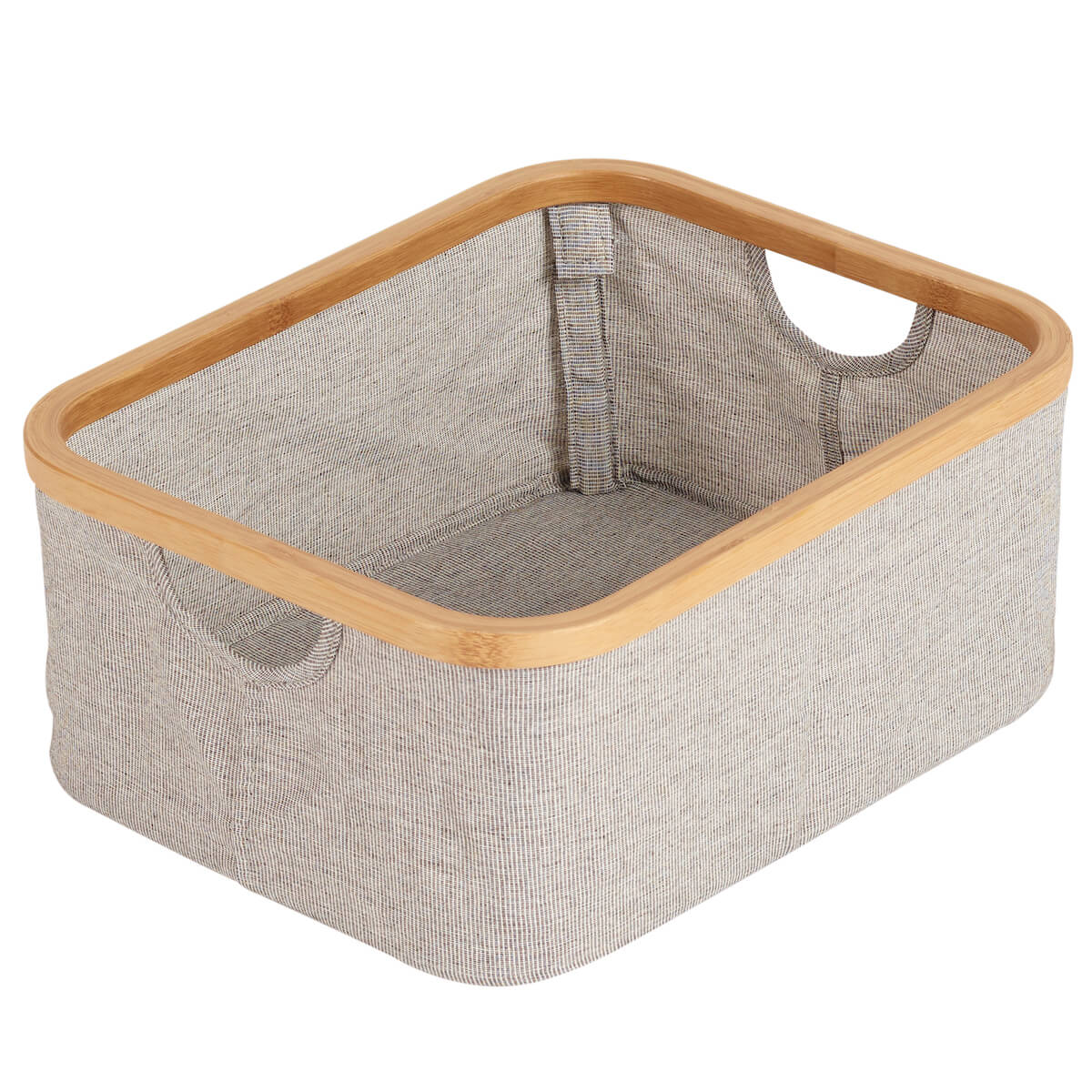 Cesta almacenamiento SMART Quax gris-natural