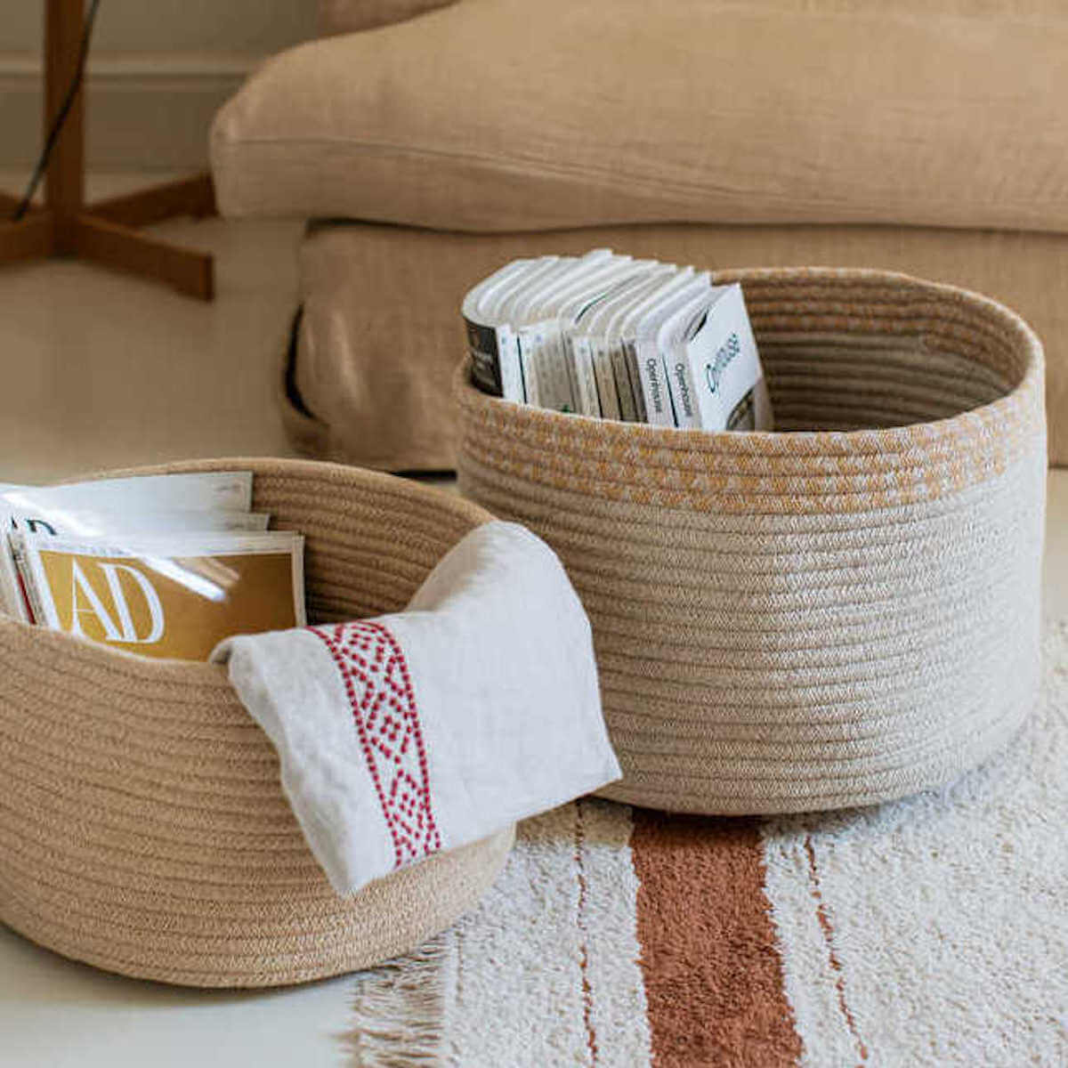 Cesta GRAM Lorena Canals golden