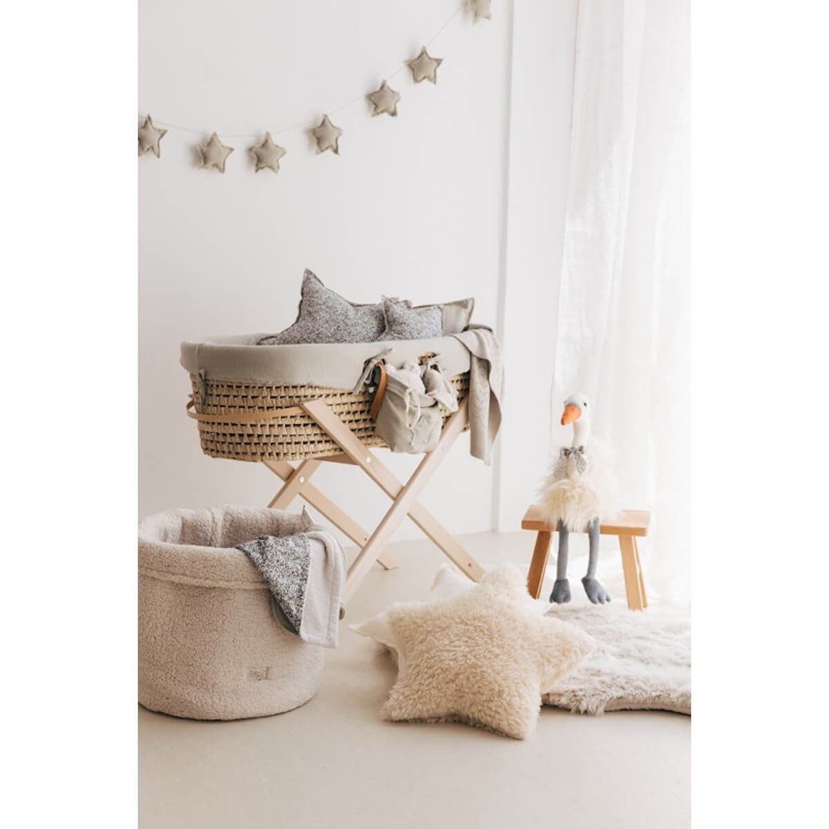 Cesta grande Babyshower mouton