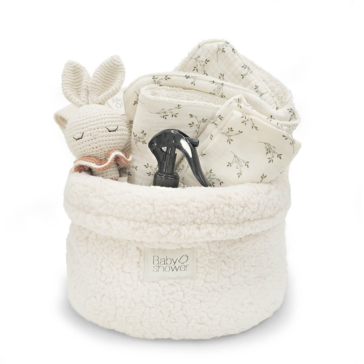 Cesta mediana Babyshower mouton