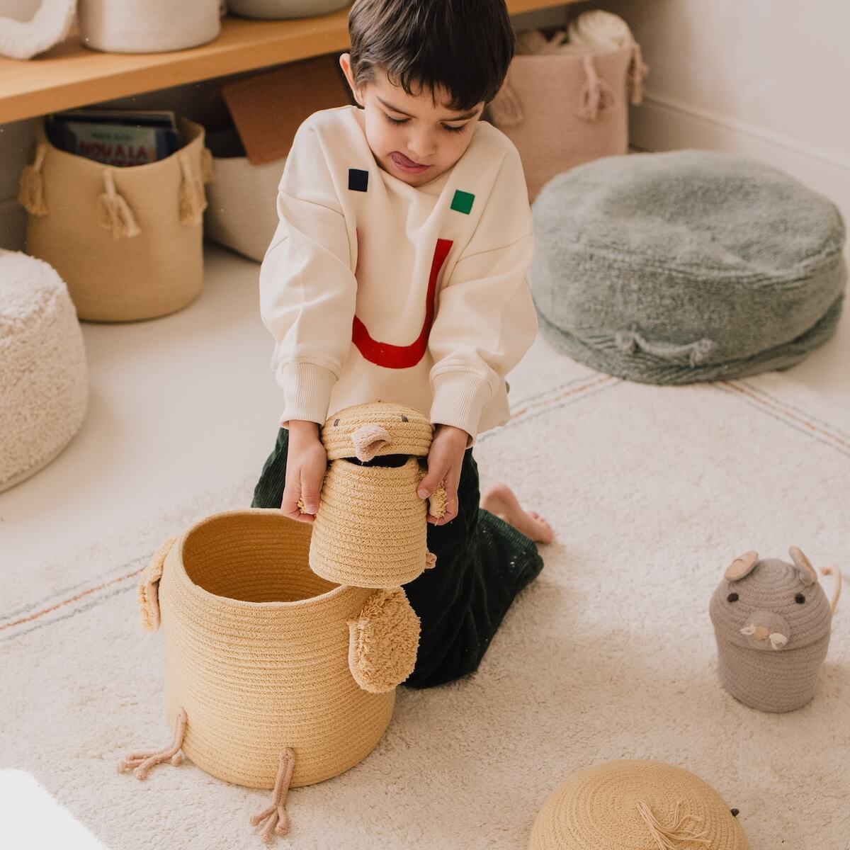 Cesta Mini CHARLIE CHICKEN Lorena Canals