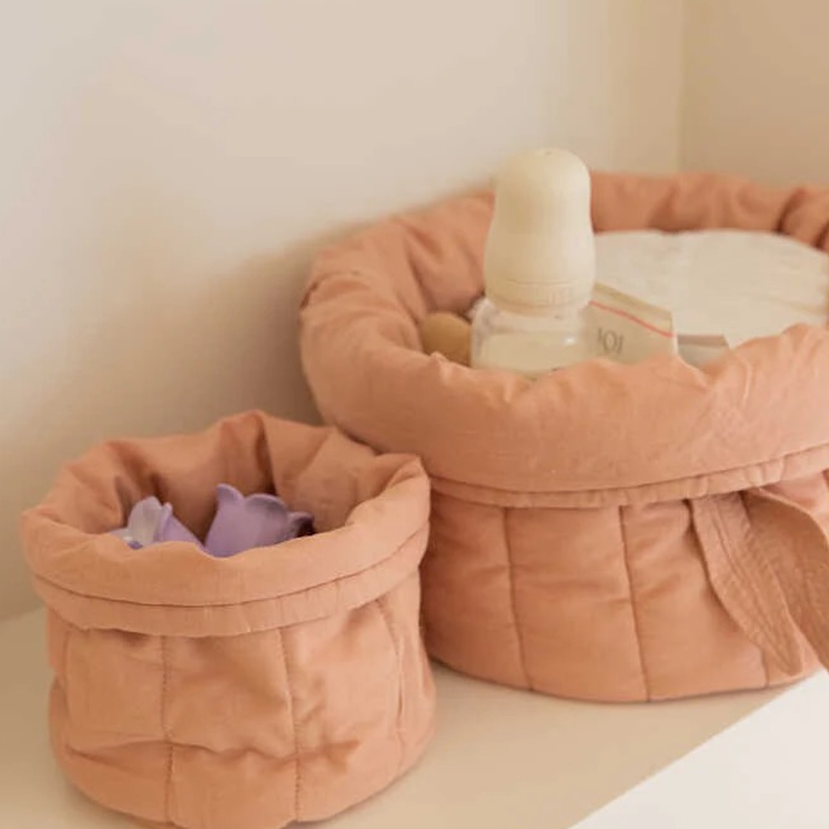 Cestas acolchadas 2uds BAMBIE Lorena Canals vintage nude