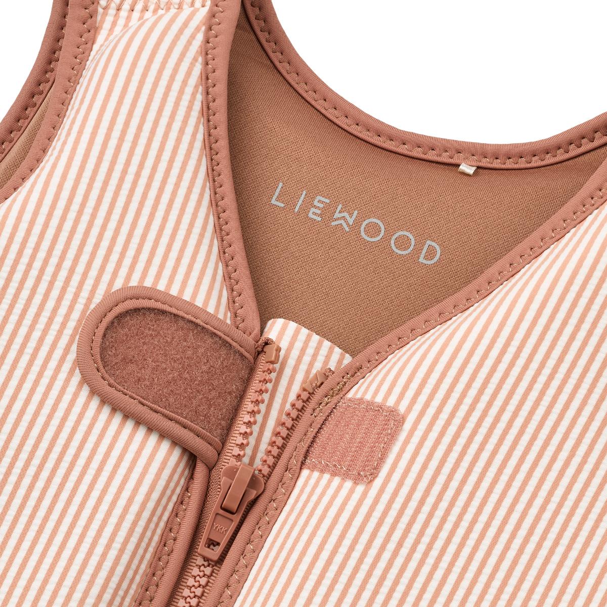 Chaleco natación 11-15kg DOVE Liewood stripe pale tuscany-creme de la creme
