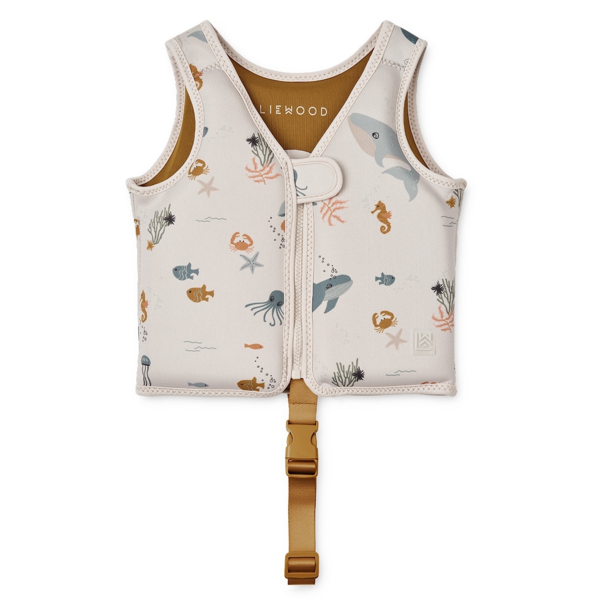 Chaleco natación 15-19kg DOVE Liewood Sea creature sandy