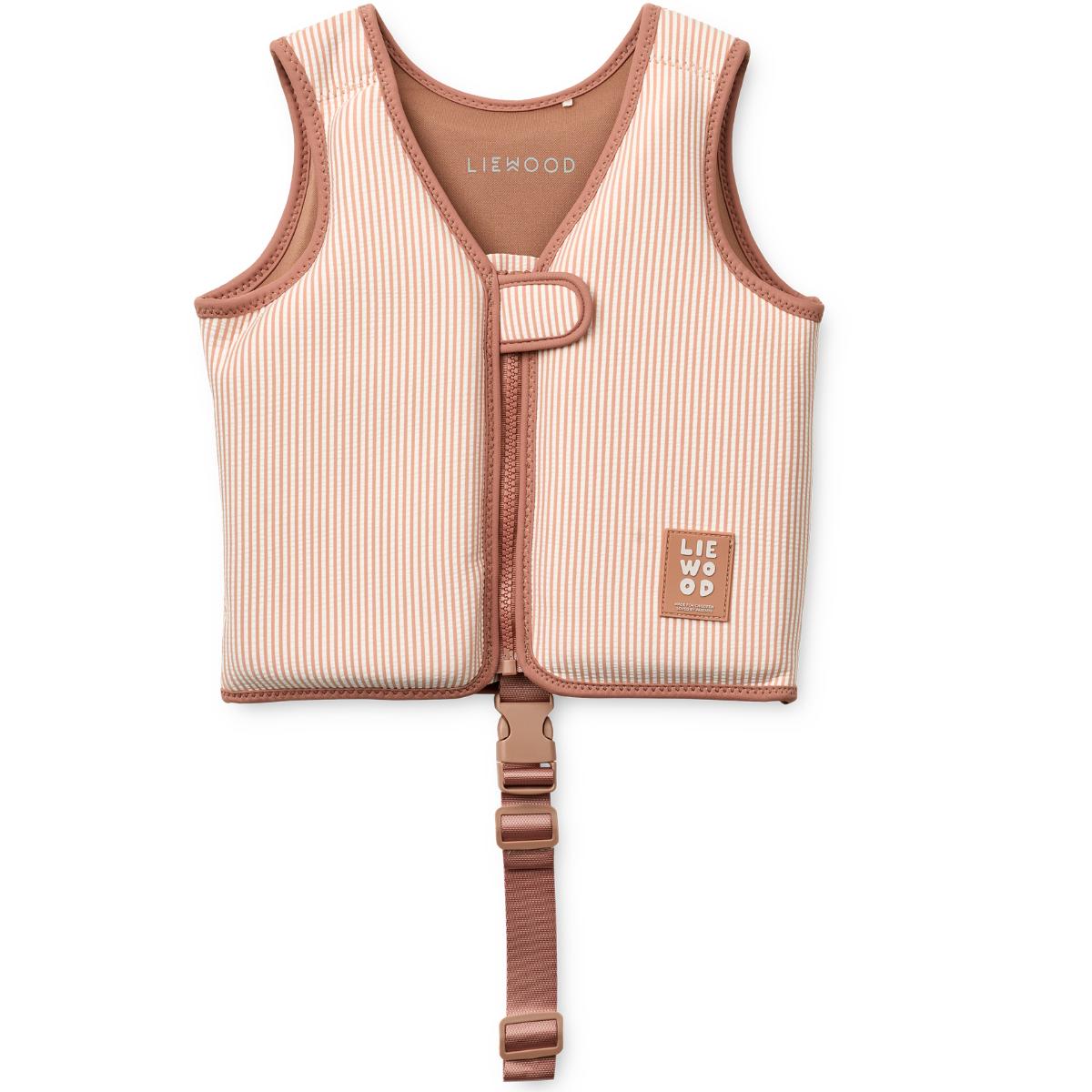 Chaleco natación 15-19kg DOVE Liewood stripe pale tuscany-creme de la creme