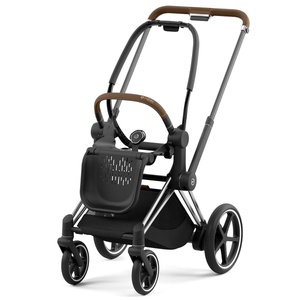 Chasis carrito eléctrico e-PRIAM Nueva Generación Cybex chrome-brown