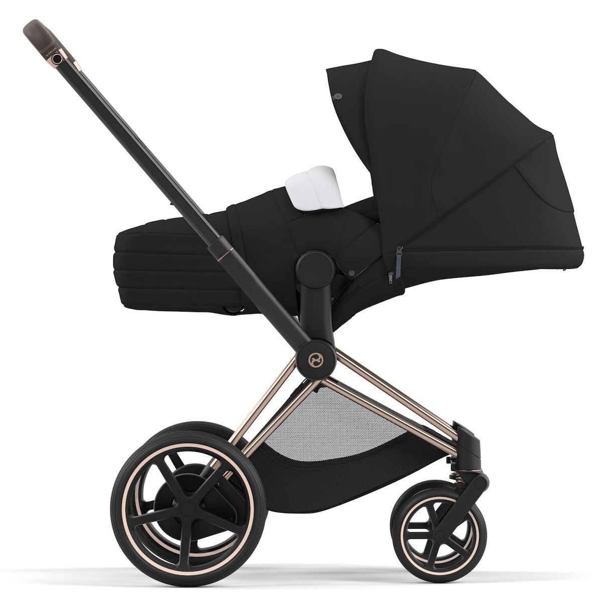 Chasis carrito eléctrico e-PRIAM Nueva Generación Cybex rosegold