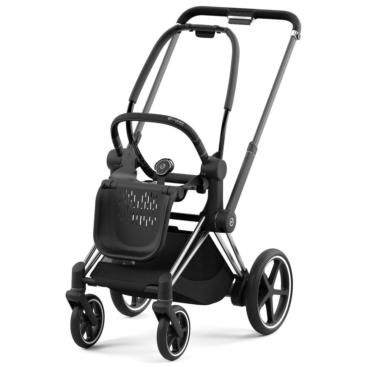 Chasis carrito eléctrico ePRIAM Nueva Generación Cybex chrome-black