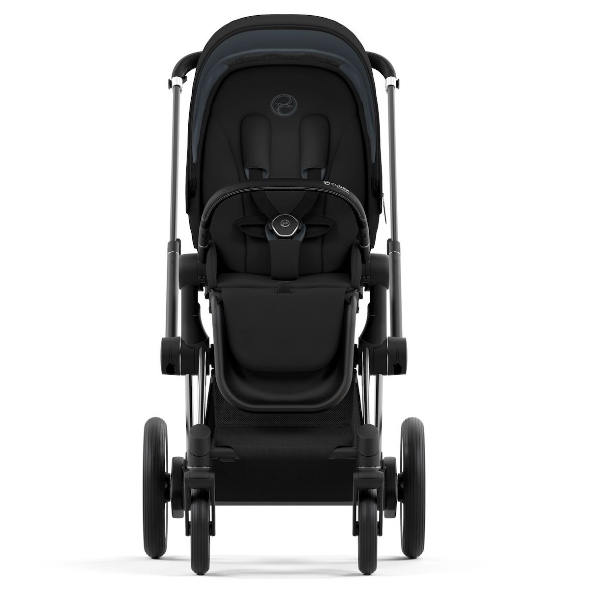 Chasis carrito eléctrico ePRIAM Nueva Generación Cybex chrome-black
