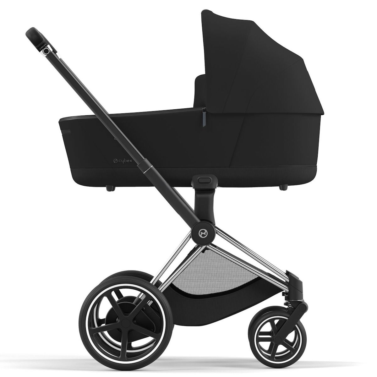 Chasis carrito eléctrico ePRIAM Nueva Generación Cybex chrome-black