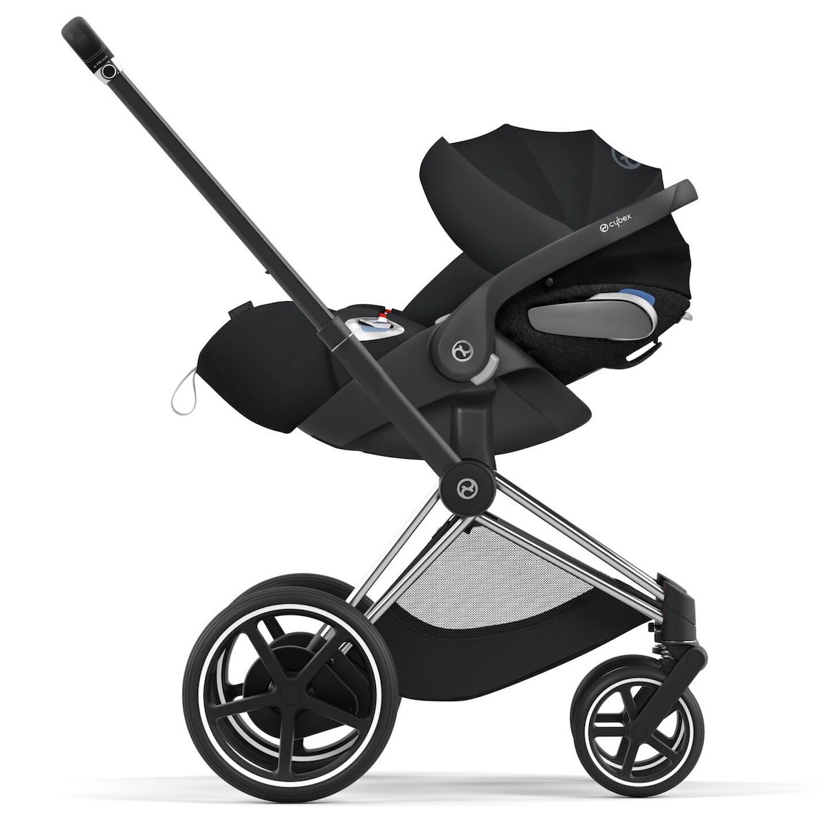 Chasis carrito eléctrico ePRIAM Nueva Generación Cybex chrome-black