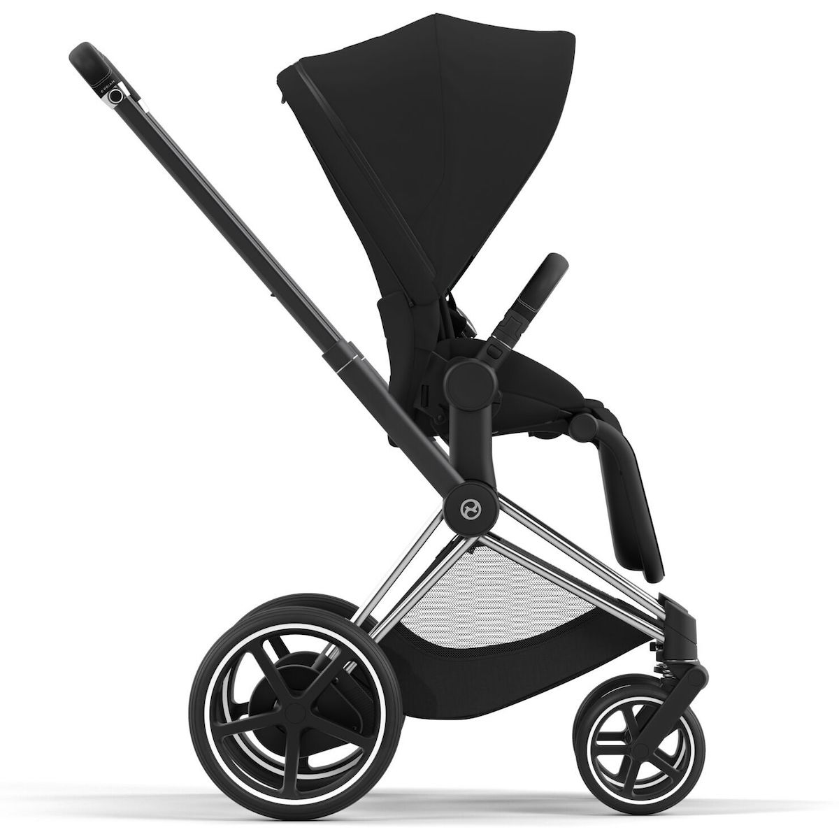 Chasis carrito eléctrico ePRIAM Nueva Generación Cybex chrome-black