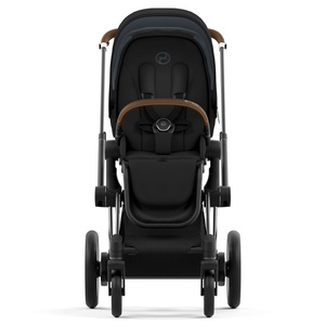 Chasis carrito eléctrico ePRIAM Nueva Generación Cybex chrome-brown