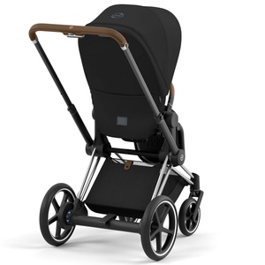 Chasis carrito eléctrico ePRIAM Nueva Generación Cybex chrome-brown
