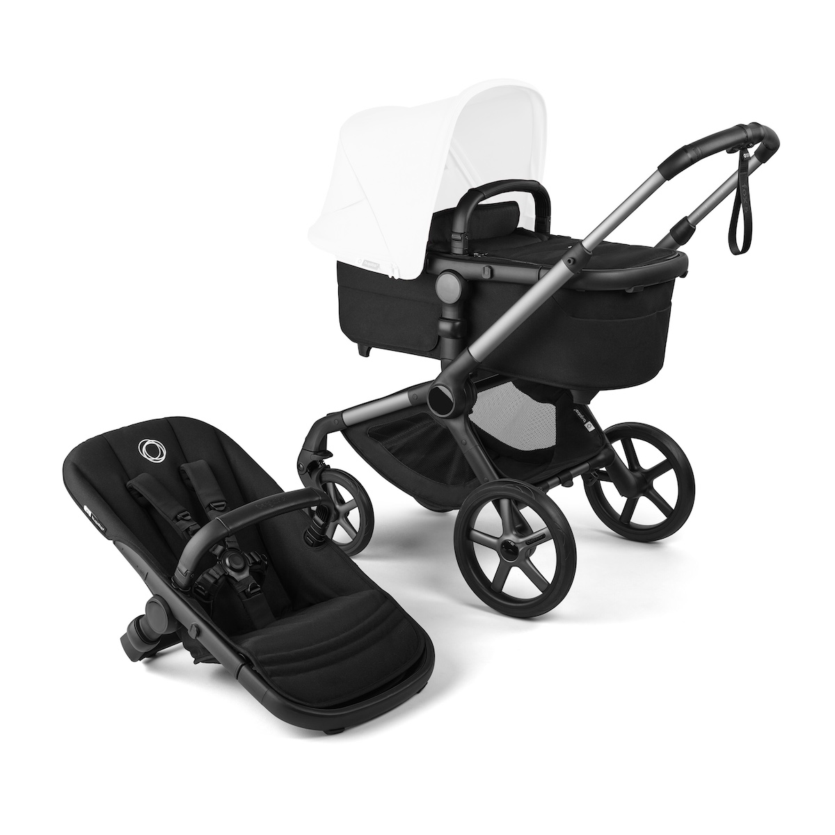 Chasis carrito FOX 5 Renew Bugaboo grafito-heritage black (sin capota)