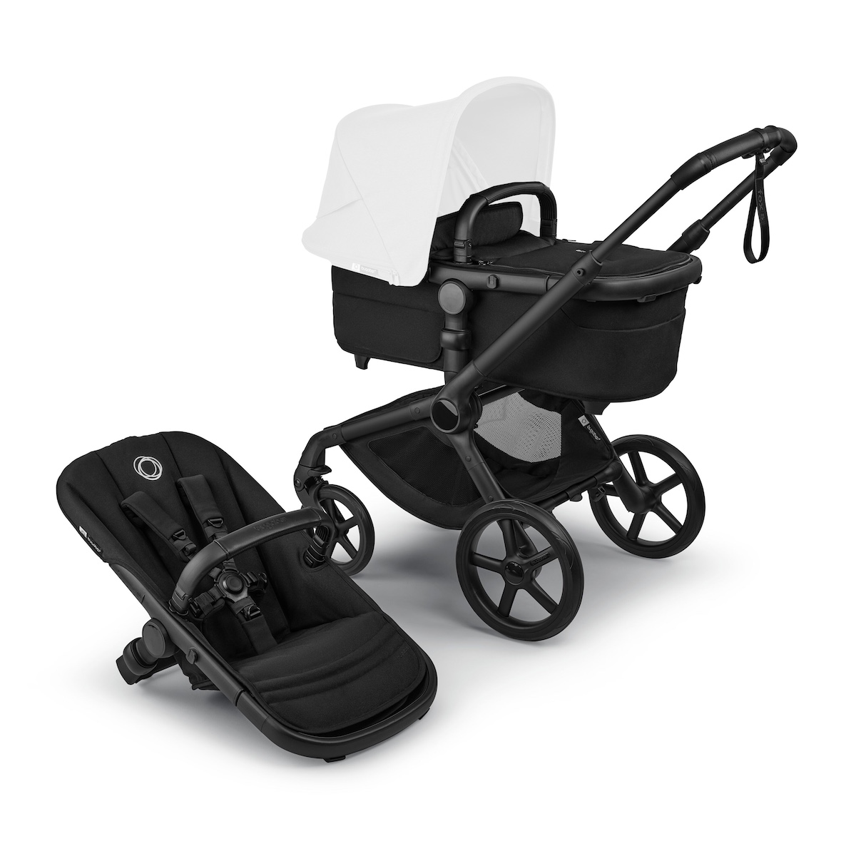 Chasis carrito FOX 5 Renew Bugaboo negro-heritage black (sin capota)