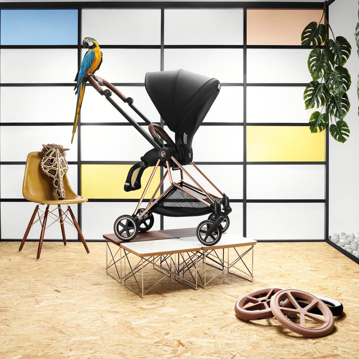 Chasis carrito MIOS Nueva Generación Cybex chrome-black
