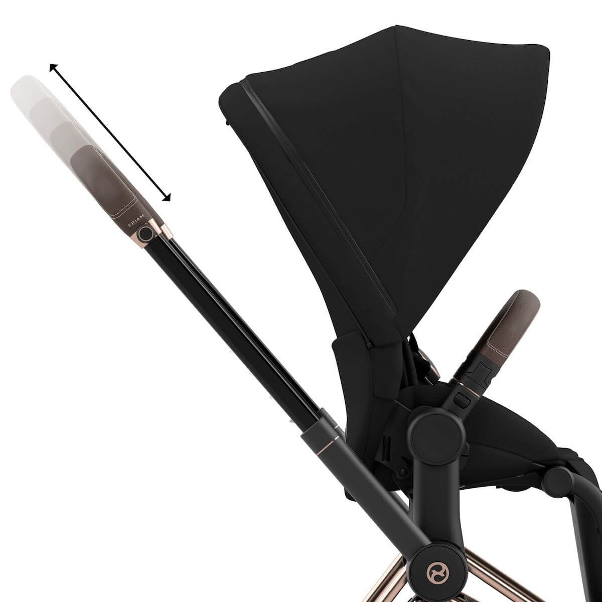 Chasis carrito PRIAM Nueva Generación Cybex chrome-black