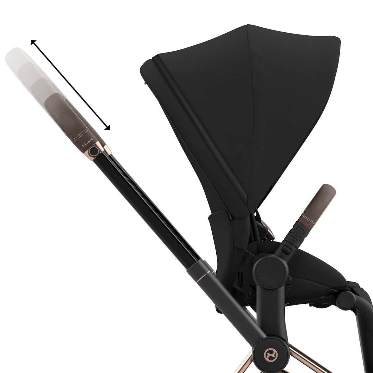Chasis carrito PRIAM Nueva Generación Cybex chrome-brown