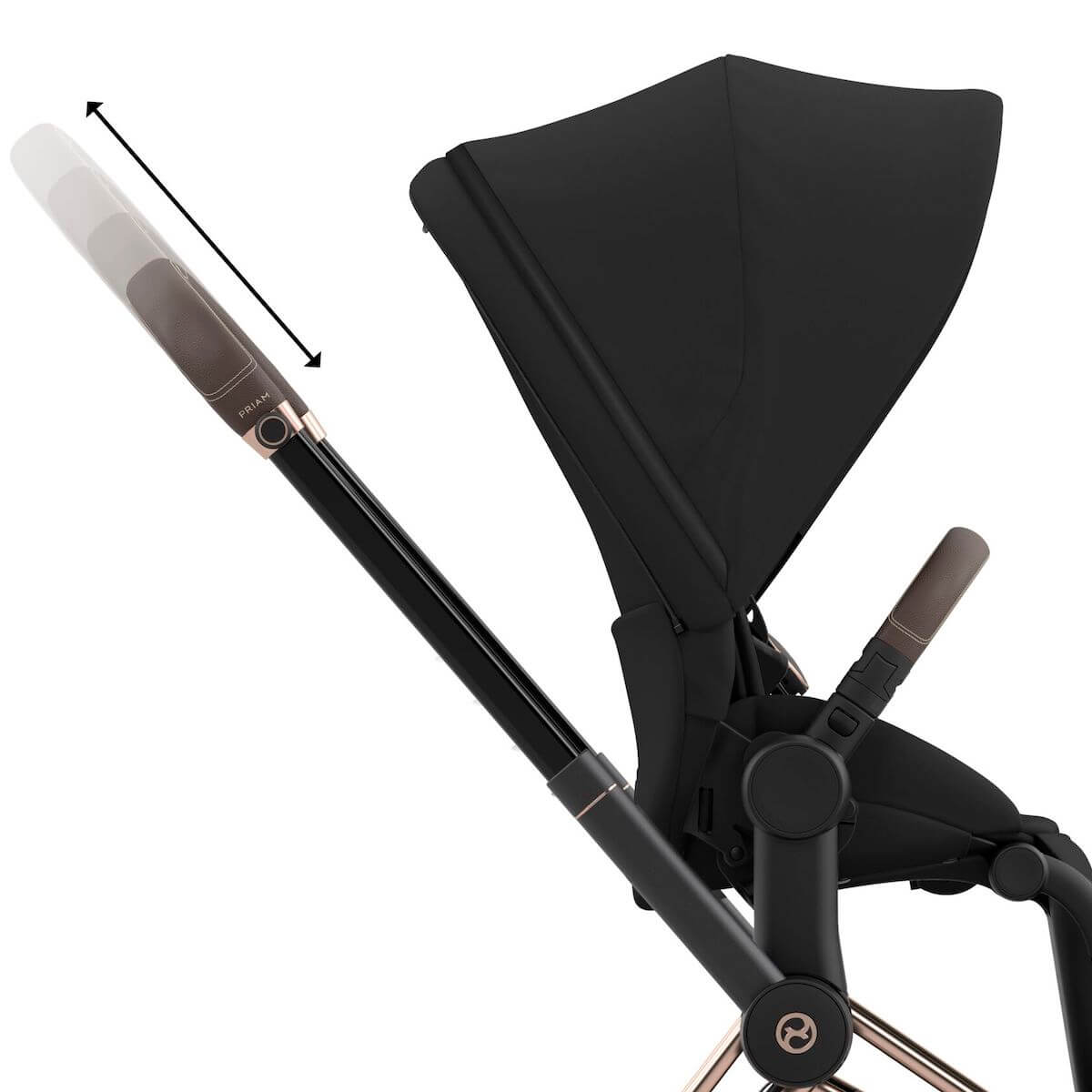 Chasis carrito PRIAM Nueva Generación Cybex matt black-black