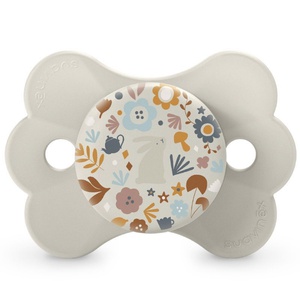 Chupete silicona 0-6m WONDERLAND Suavinex Butterfly Liberty beige
