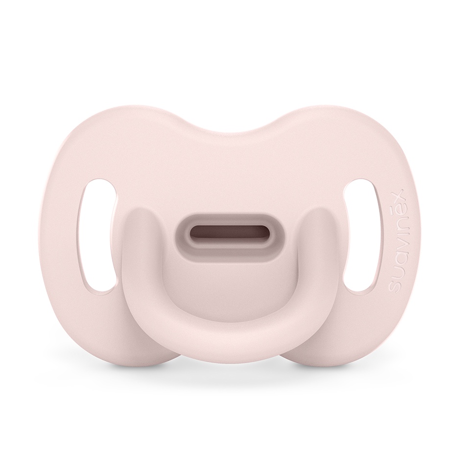 Chupete silicona 6-18m COLOUR ESSENCE Suavinex rosa claro
